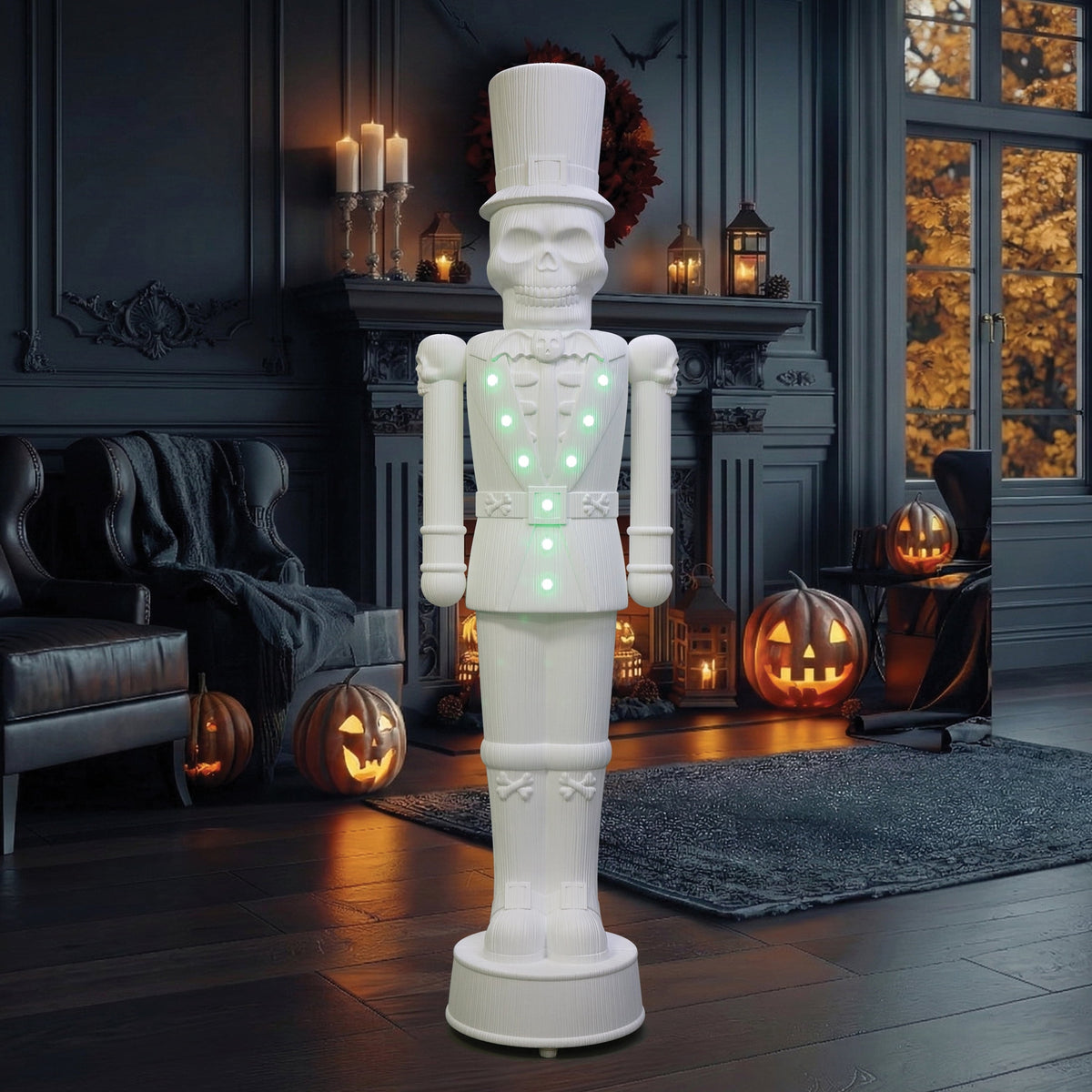 DIY Animated Giant Skeleton Nutcracker, 72", Halloween Decor by Way to Celebrate