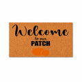 Doormat Welcome To Our Patch Pumpkin Cute Halloween Gift Welcome (36" x 72") #2013