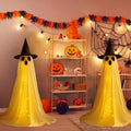 Remote Lighted Ghost Halloween Outdoor Decor 60 In, 2 Pack
