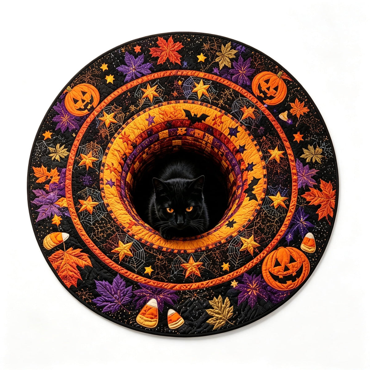 ZJNGJC 3D Circular Halloween Doormat Weird Decoration Whimsy Charm To Your Indoor Space C