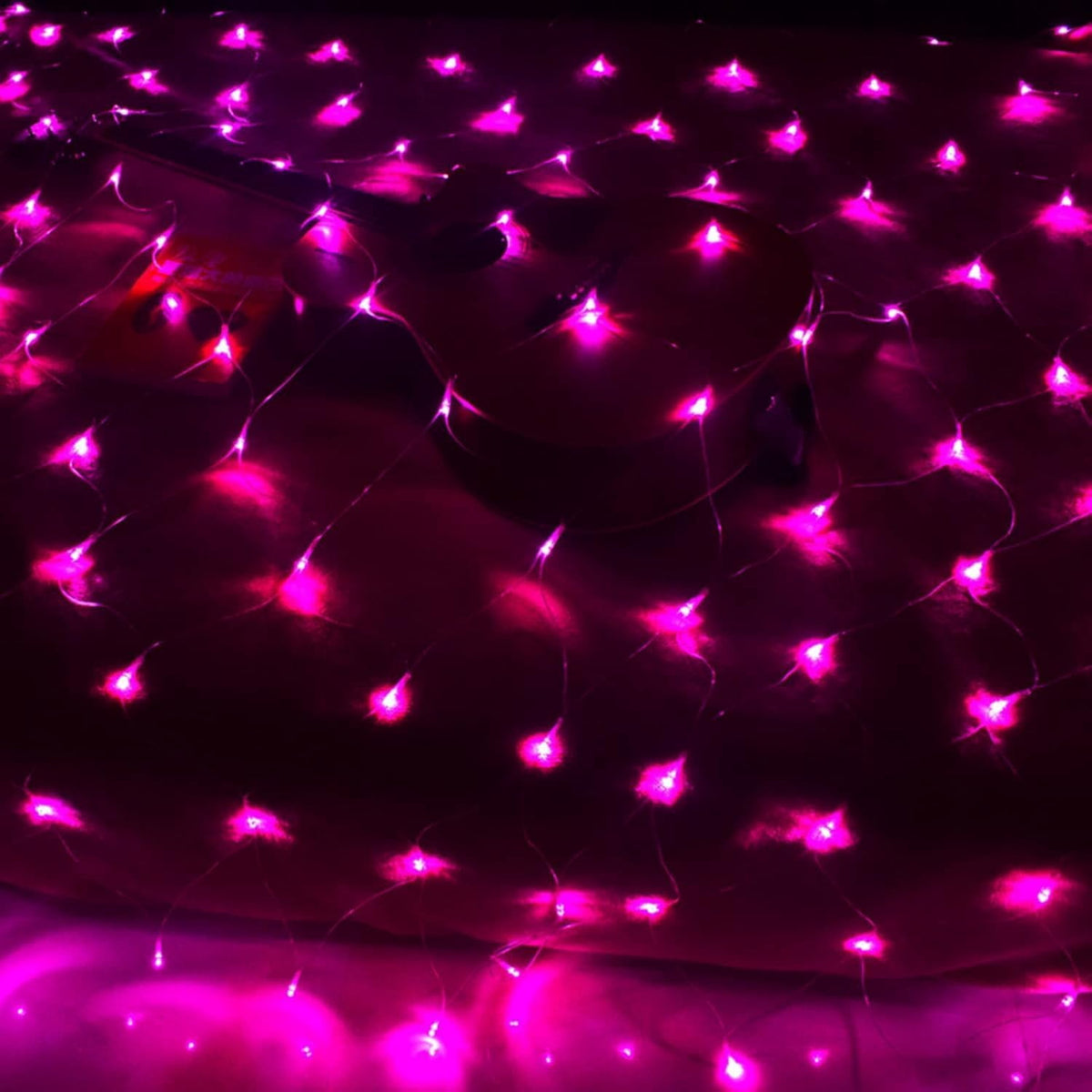 Garden Net Lights, Battery Operated 672 LED Waterproof Net Mesh Lights with 8 Modes, 6x4M Fairy String Lights for Outdoor Indoor Christmas Tree, Bush, Backyard, Garden, Party Décor
