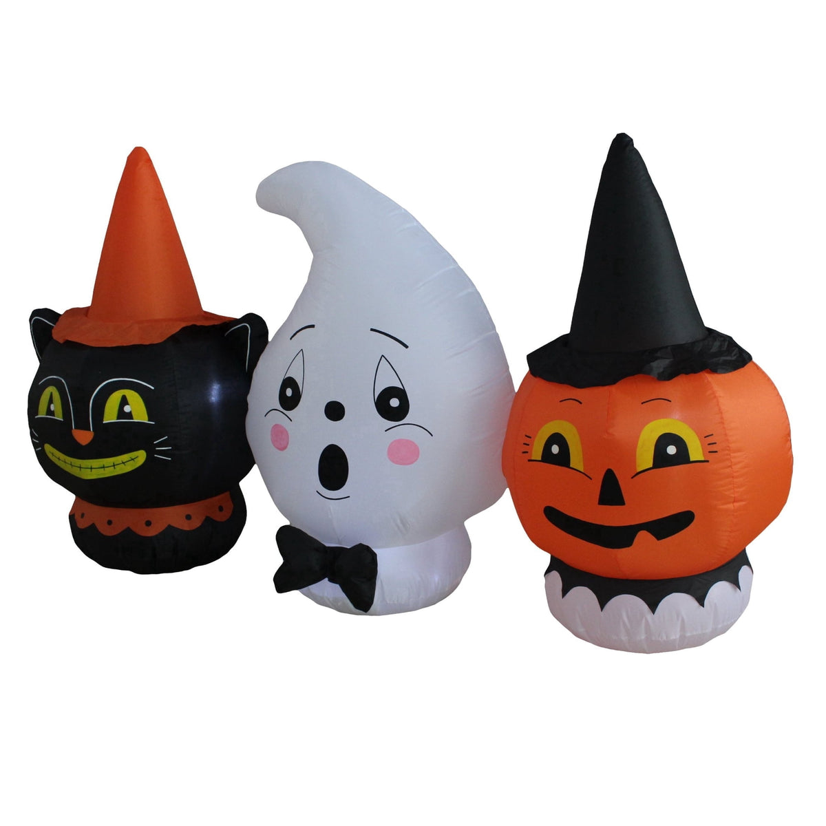 Vintage Character Trio Halloween Inflatable, Multicolor, 6.7ft