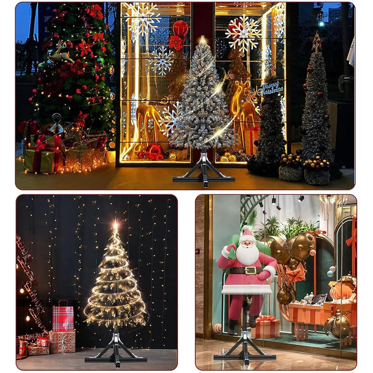 3D Hologram Fan Projector with WiFi, Remote Control, and Bluetooth, Holographic Christmas Tree Projector for Shop, Bar, Halloween, Party